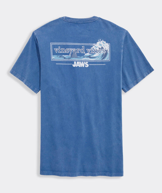 Vineyard Vines JAWS x vineyard vines Shark Fin Short-Sleeve Pocket Tee