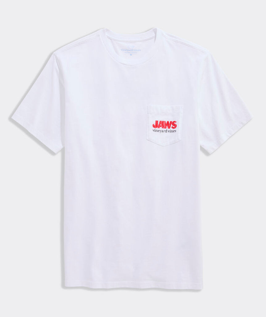 Vineyard Vines JAWS x vineyard vines Shark Silhouette Short-Sleeve Pocket Tee
