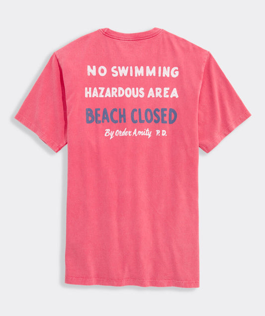 Vineyard Vines JAWS x vineyard vines Beach Closed Short-Sleeve Pocket Tee