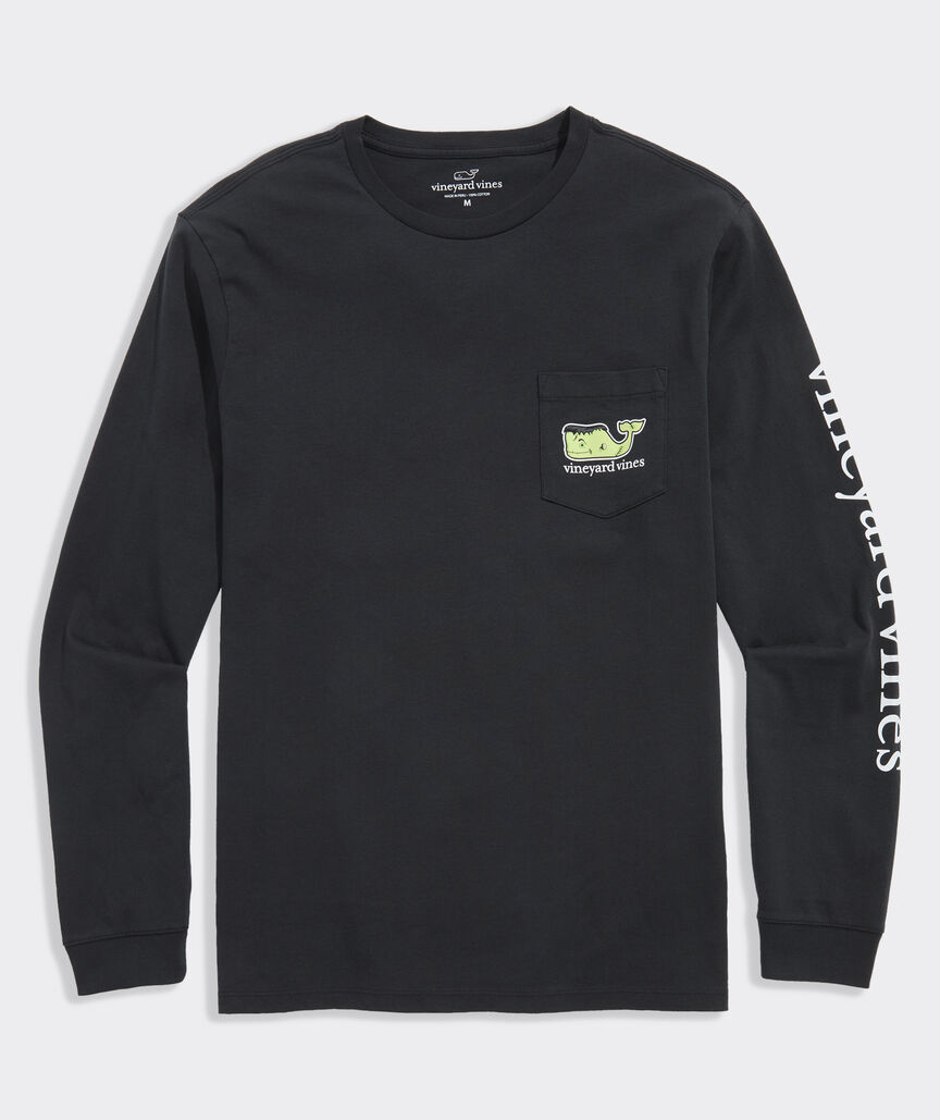 Vineyard Vines Franken-Whale Long-Sleeve Pocket Tee