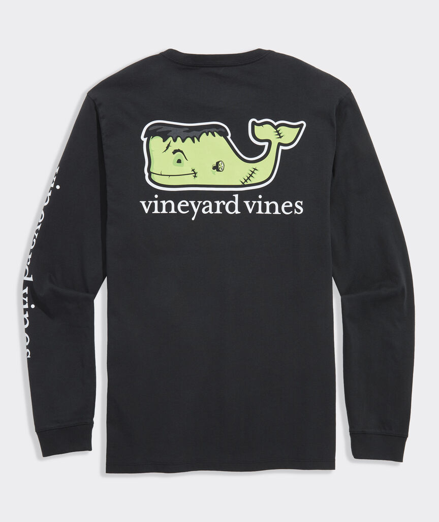 Vineyard Vines Franken-Whale Long-Sleeve Pocket Tee
