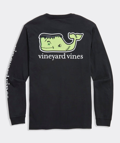 Vineyard Vines Franken-Whale Long-Sleeve Pocket Tee