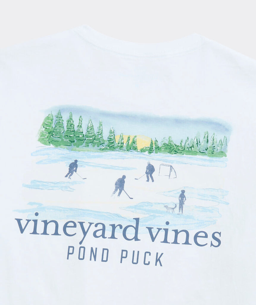 Vineyard Vines Painted Pond Puck Long-Sleeve Pocket Tee