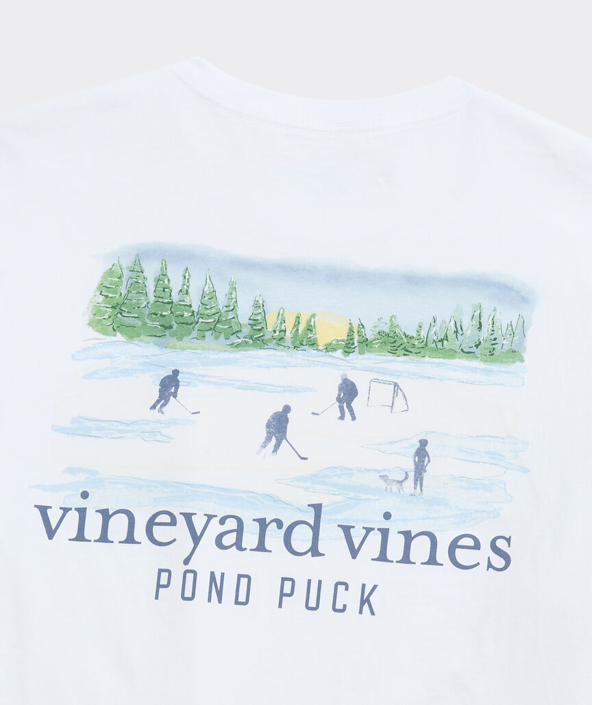 Vineyard Vines Painted Pond Puck Long-Sleeve Pocket Tee