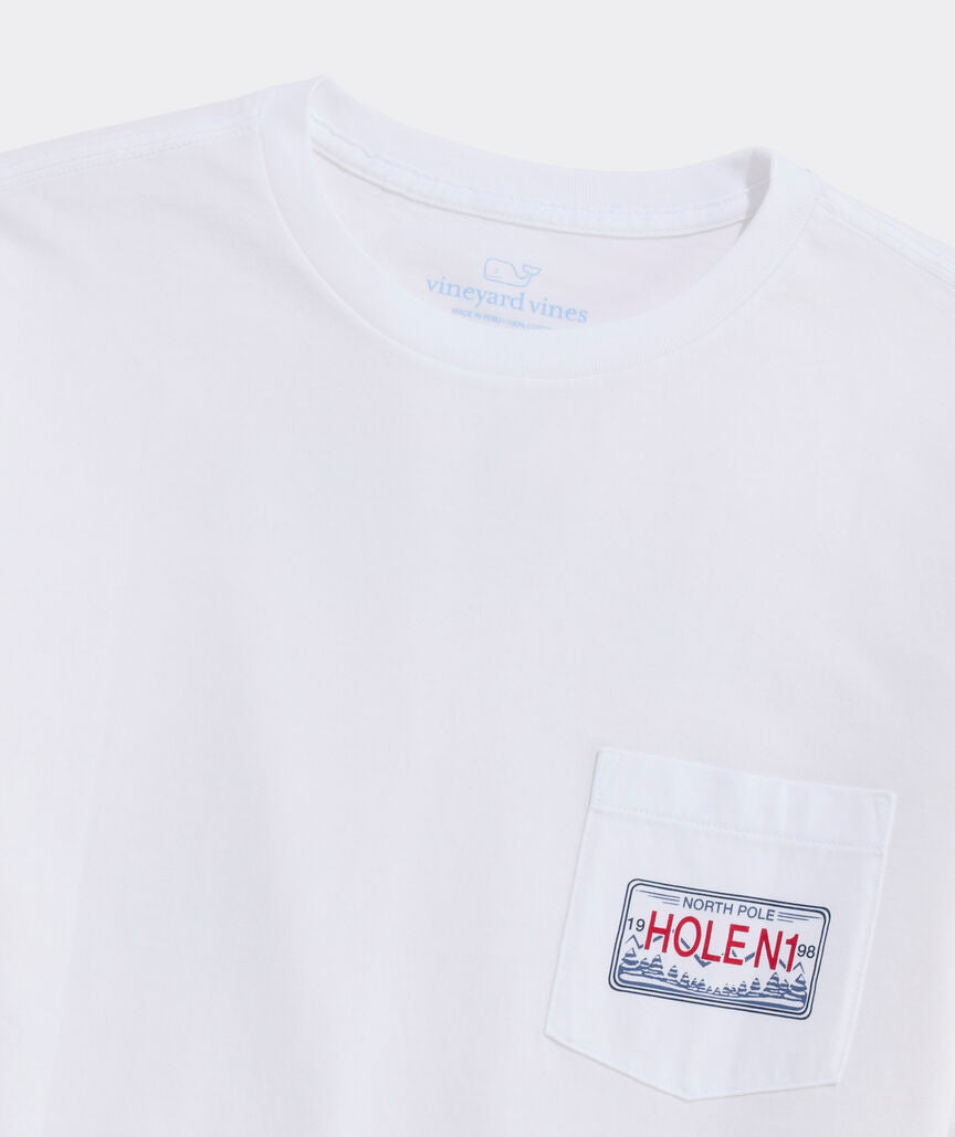 Vineyard Vines Best Christmas By Par Long-Sleeve Pocket Tee