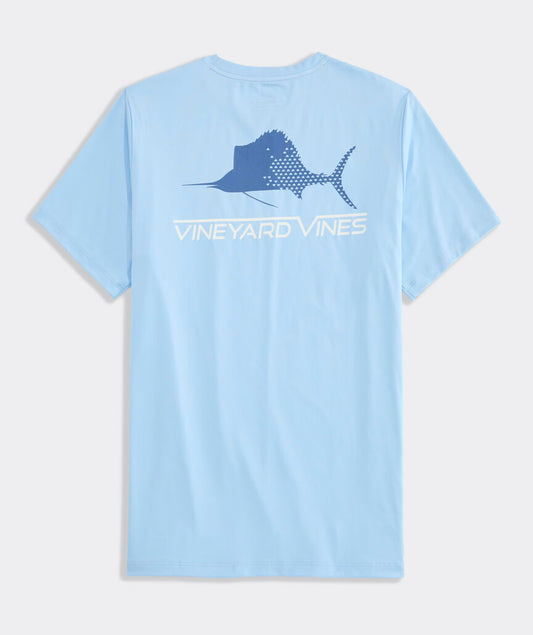 Vineyard Vines Performance Sailfish Short-Sleeve Harbor Tee