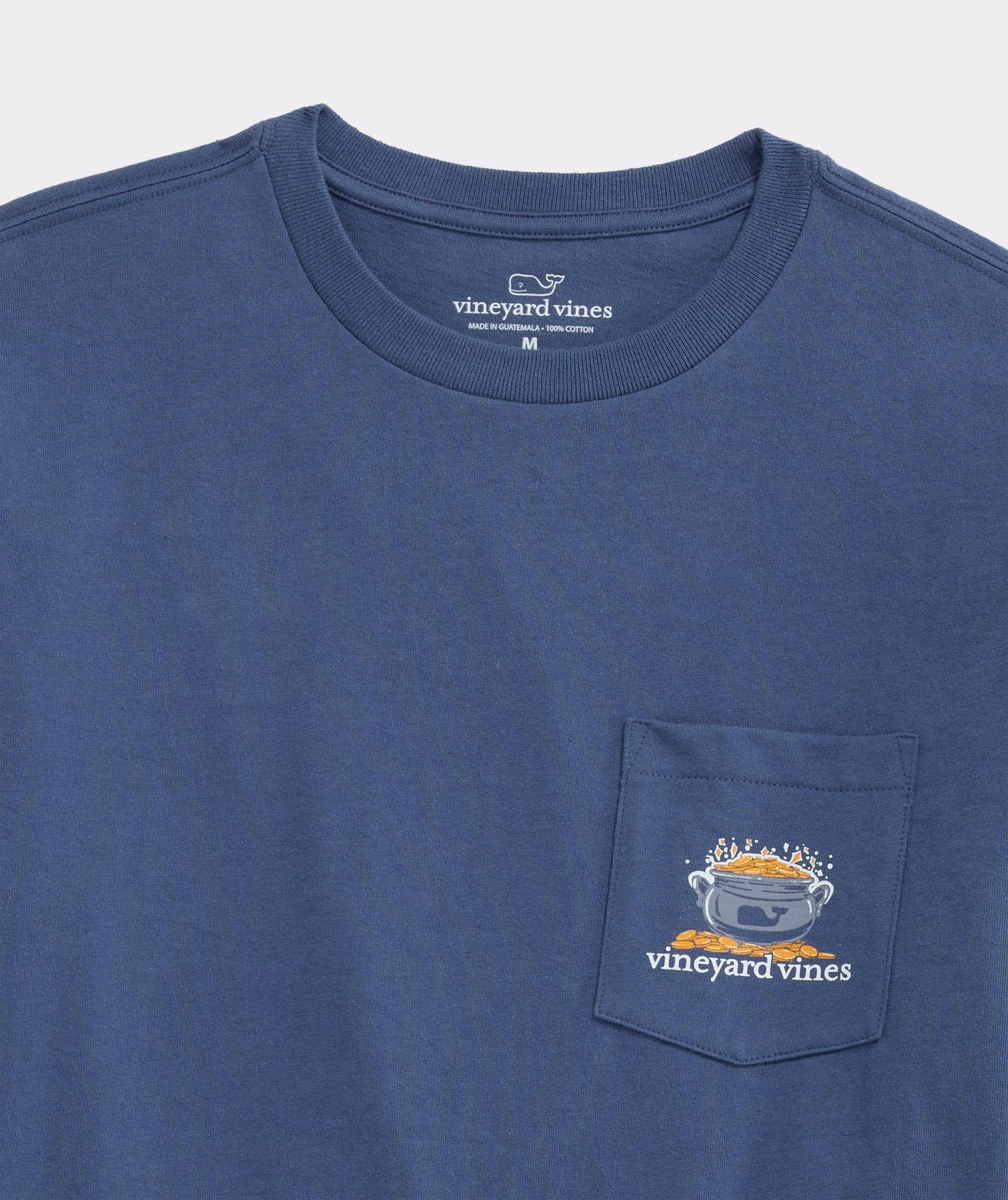 Vineyard Vines St. Patrick's Day Dog Long-Sleeve Pocket Tee