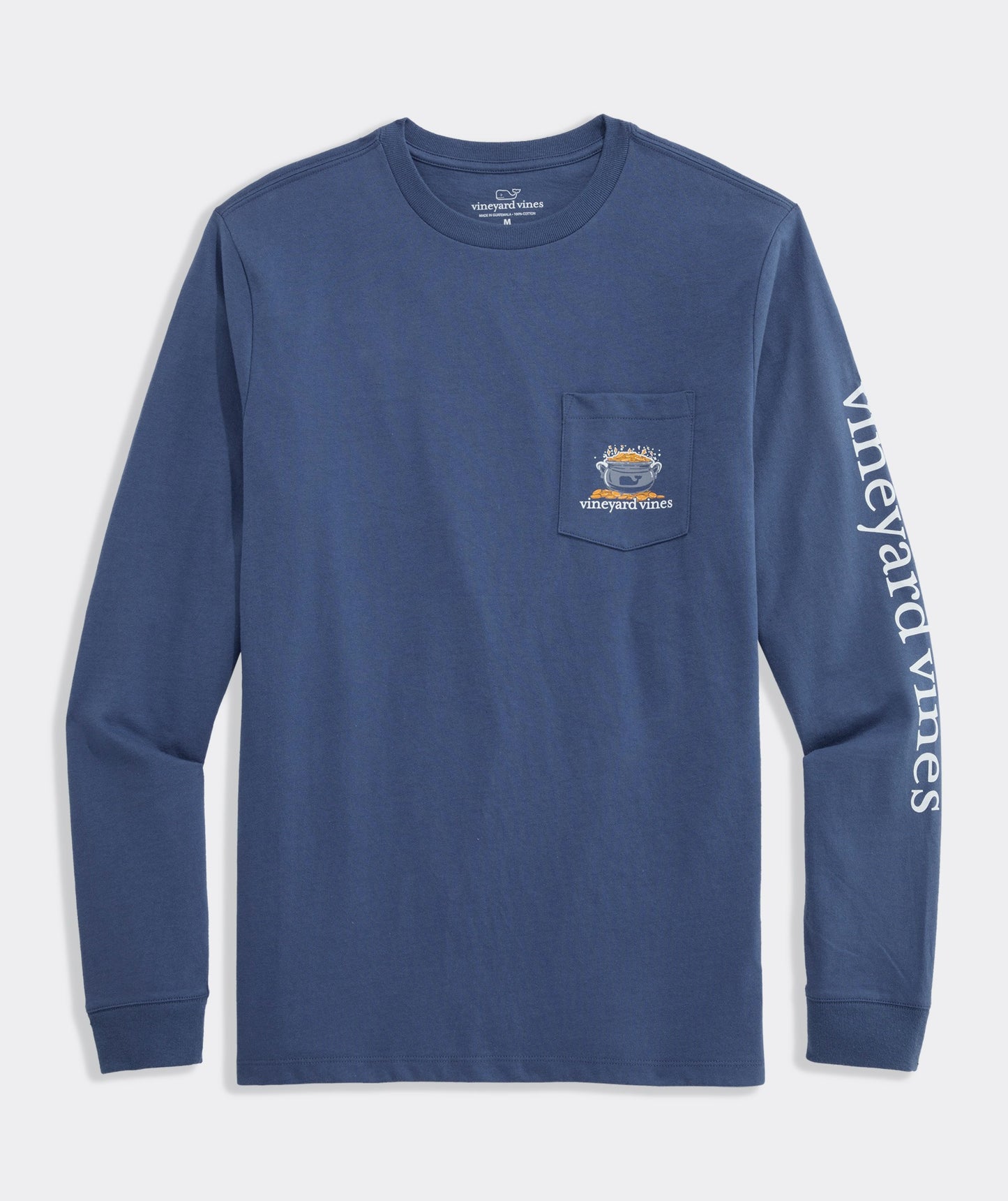 Vineyard Vines St. Patrick's Day Dog Long-Sleeve Pocket Tee