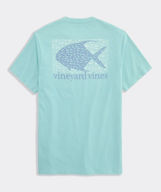Vineyard Vines Drift-Dye Permit Whale Short-Sleeve Pocket Tee