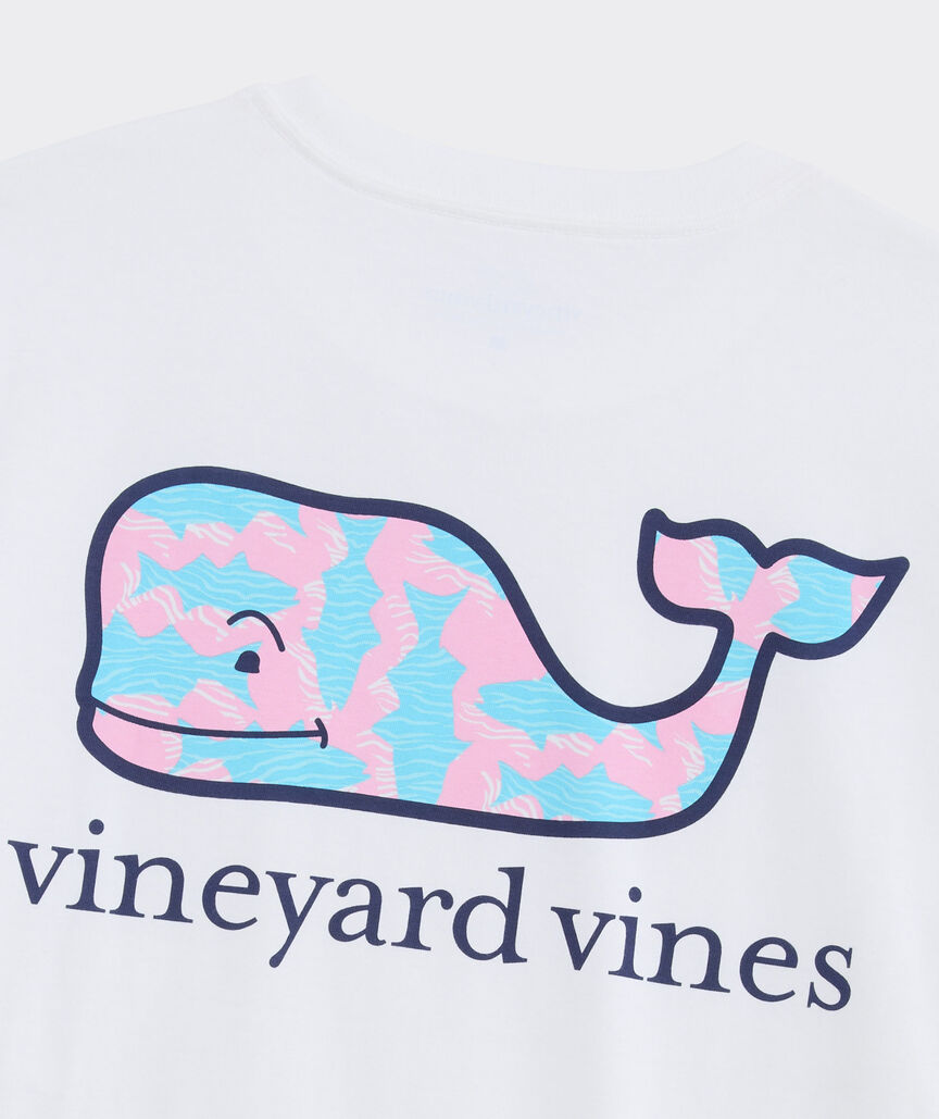 Vineyard Vines Rippled Fish Whale Short-Sleeve Pocket Tee