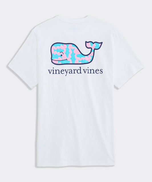 Vineyard Vines Rippled Fish Whale Short-Sleeve Pocket Tee