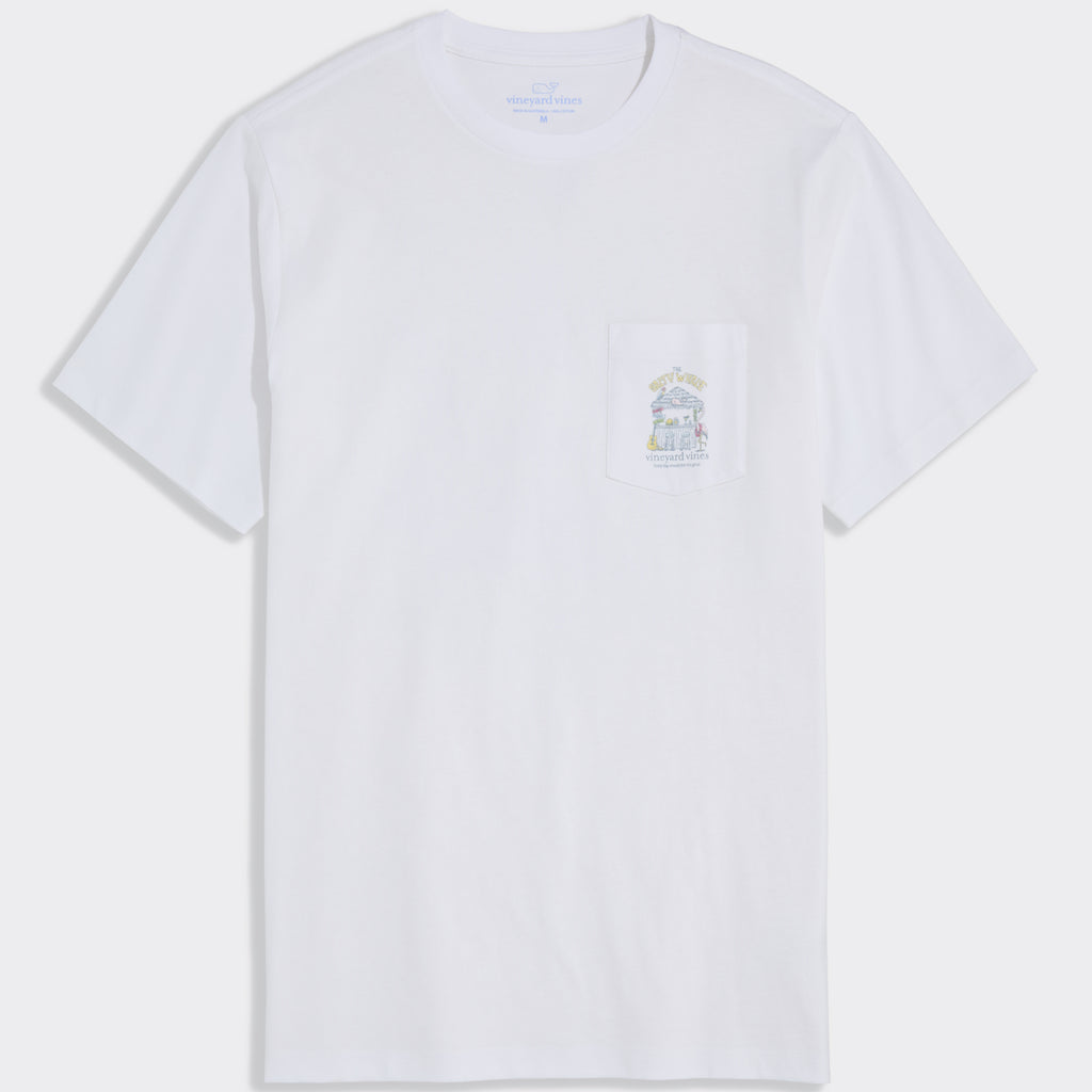 Vineyard Vines Bar Hut Short-Sleeve Pocket Tee