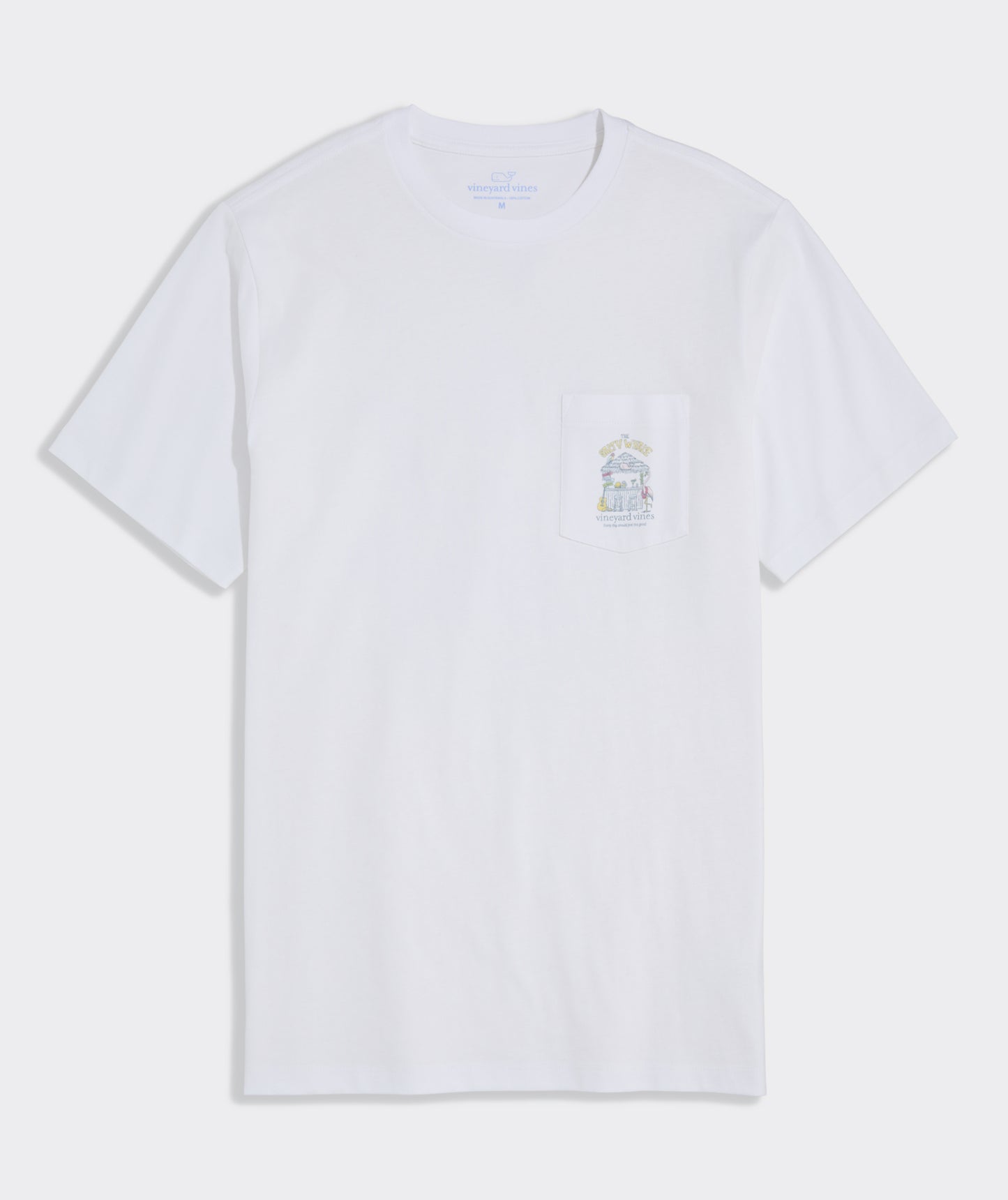 Vineyard Vines Bar Hut Short-Sleeve Pocket Tee