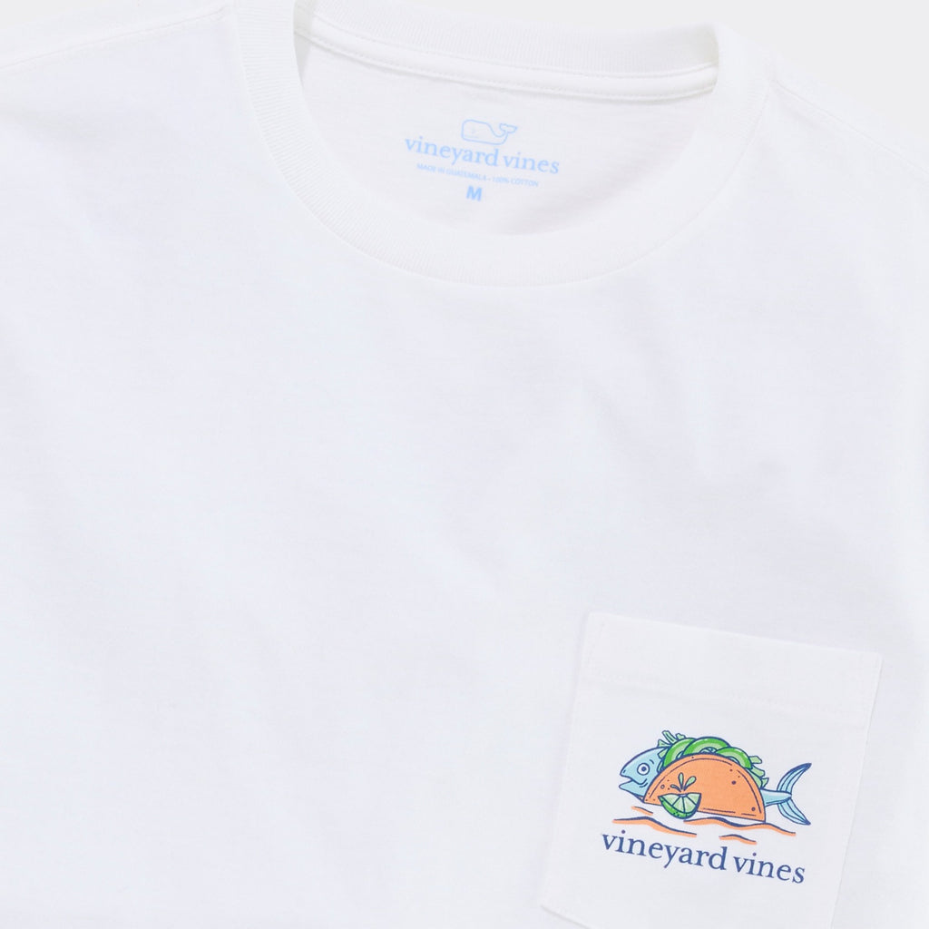 Vineyard Vines Fish Taco On The Beach Short-Sleeve Pocket Tee