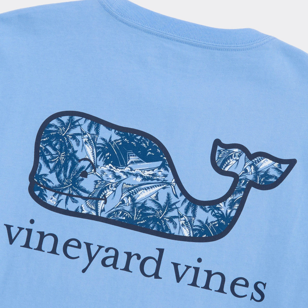 Vineyard Vines Sportfisher Palm Whale Short-Sleeve Pocket Tee