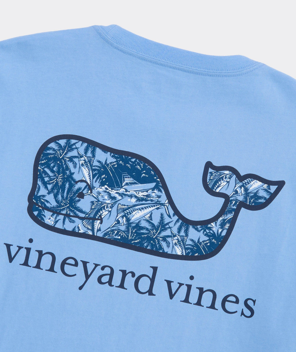 Vineyard Vines Sportfisher Palm Whale Short-Sleeve Pocket Tee