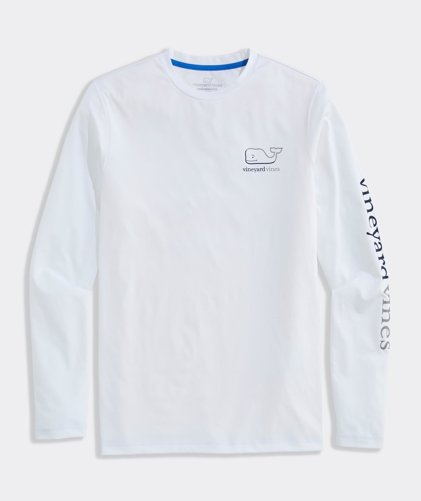 Vineyard Vines Performance Burgee Whale Long-Sleevee Harbor Tee