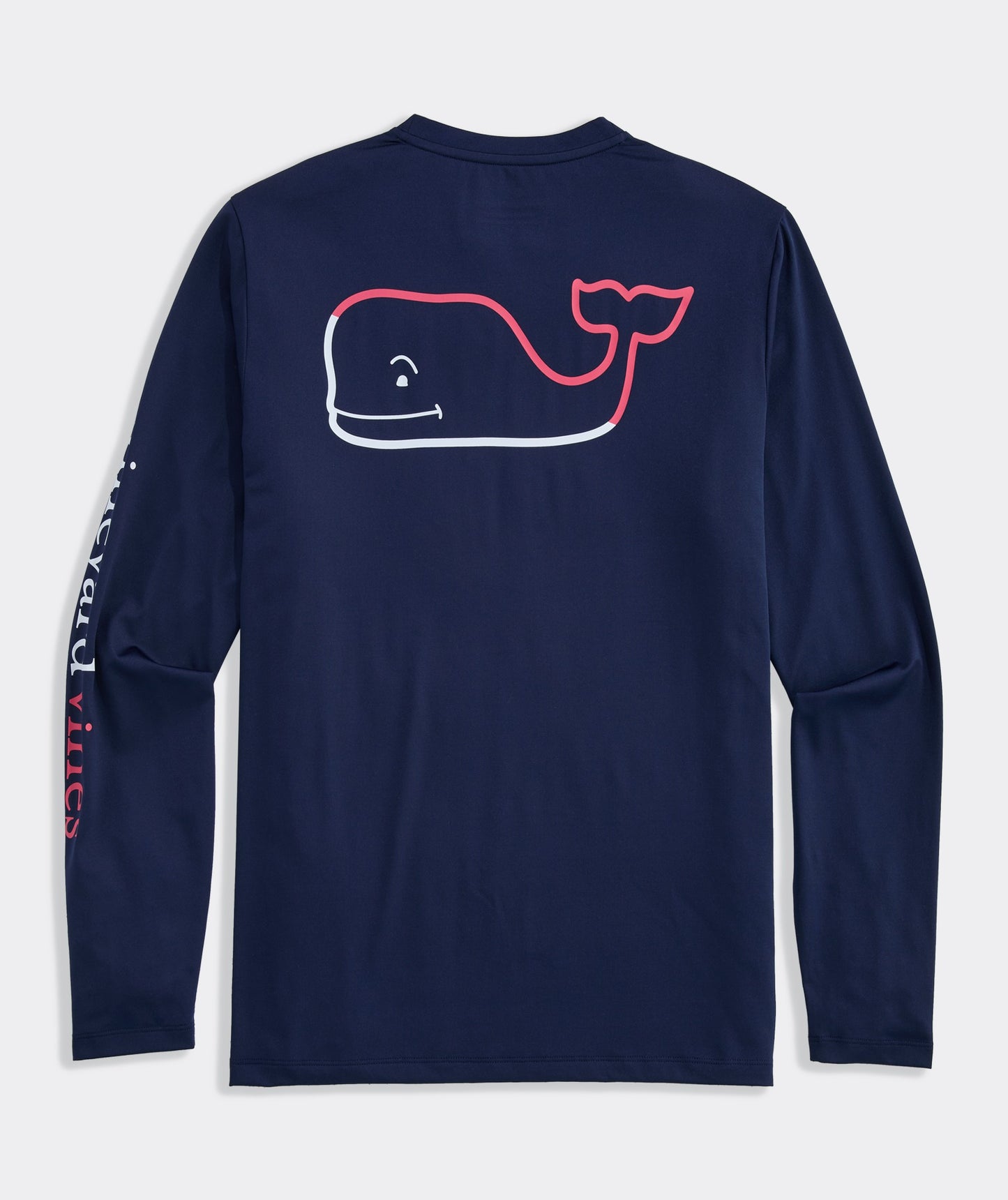 Vineyard Vines Performance Burgee Whale Long-Sleevee Harbor Tee