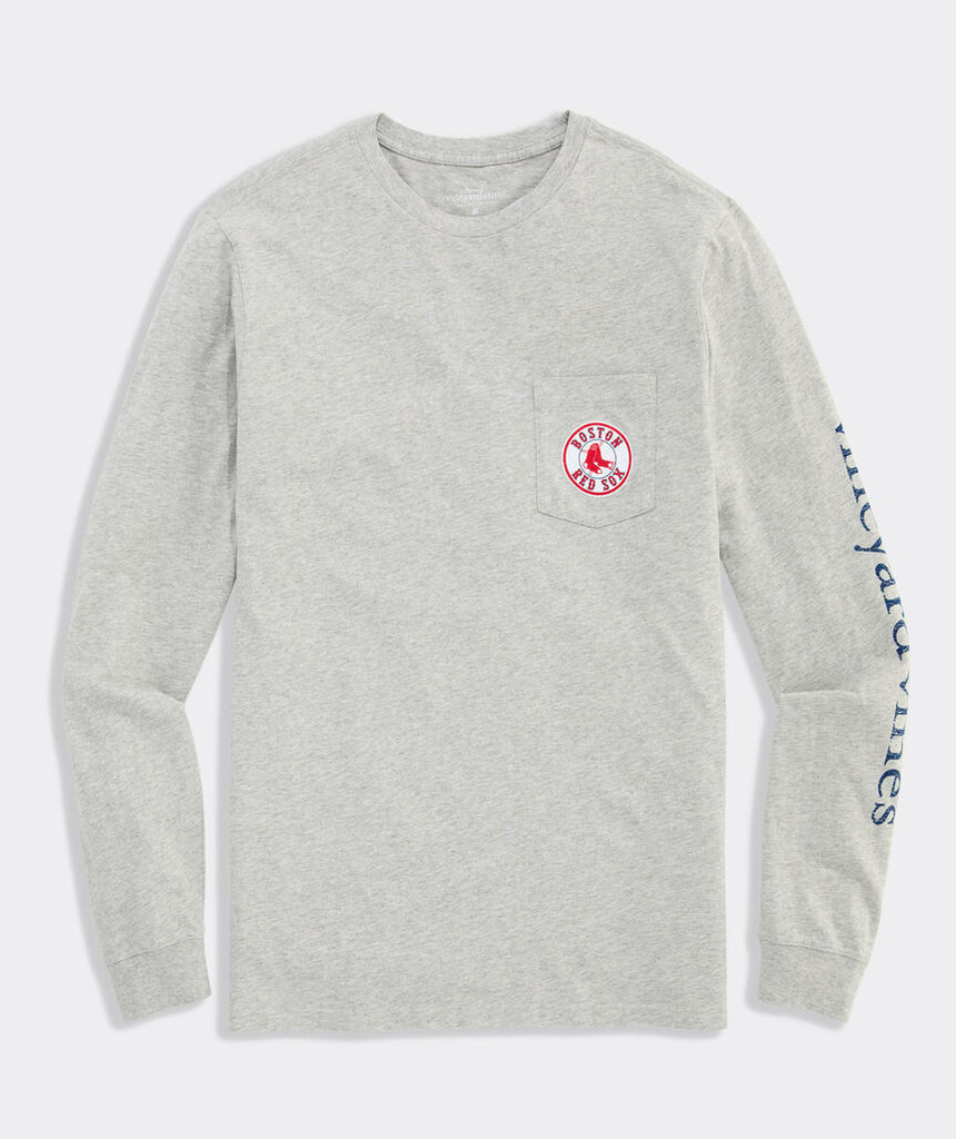 Vineyard Vines Boston Red Sox Fenway Long-Sleeve Pocket T-Shirt