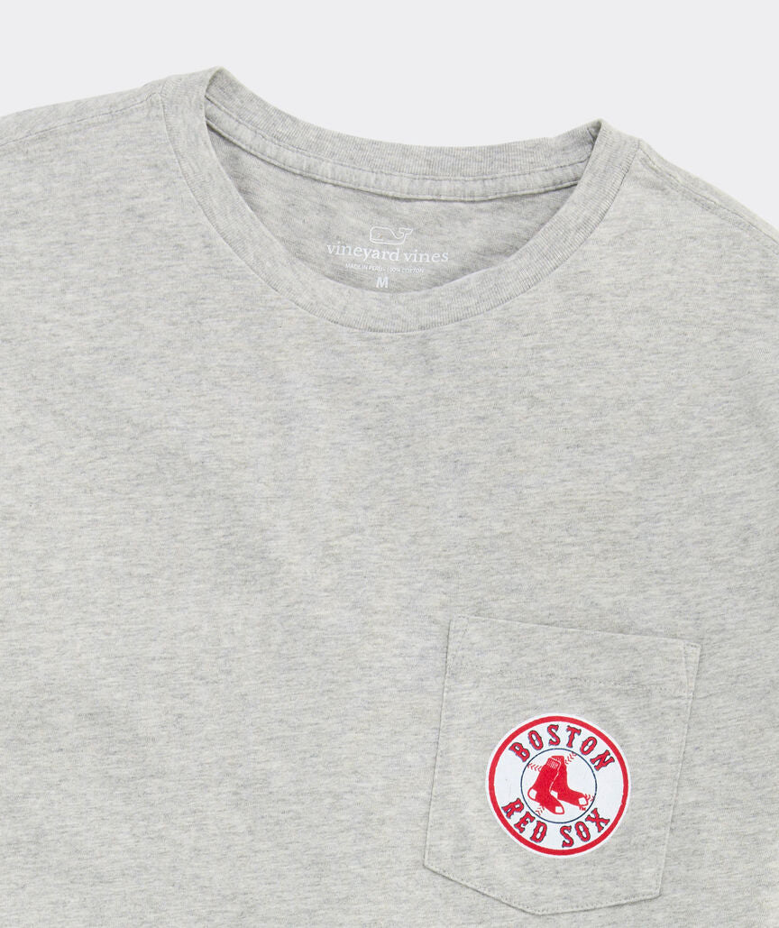 Vineyard Vines Boston Red Sox Fenway Long-Sleeve Pocket T-Shirt