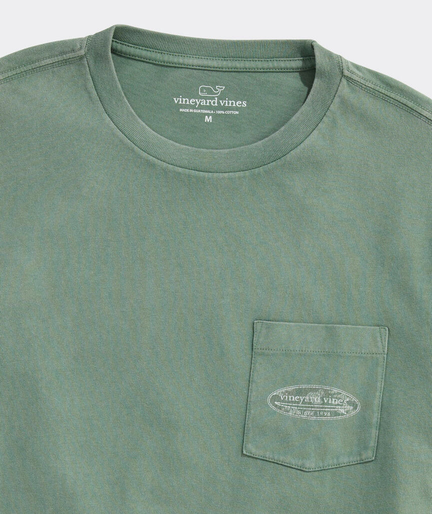 Vineyard Vines Beach Camo Surf Logo Short-Sleeve Pocket Tee