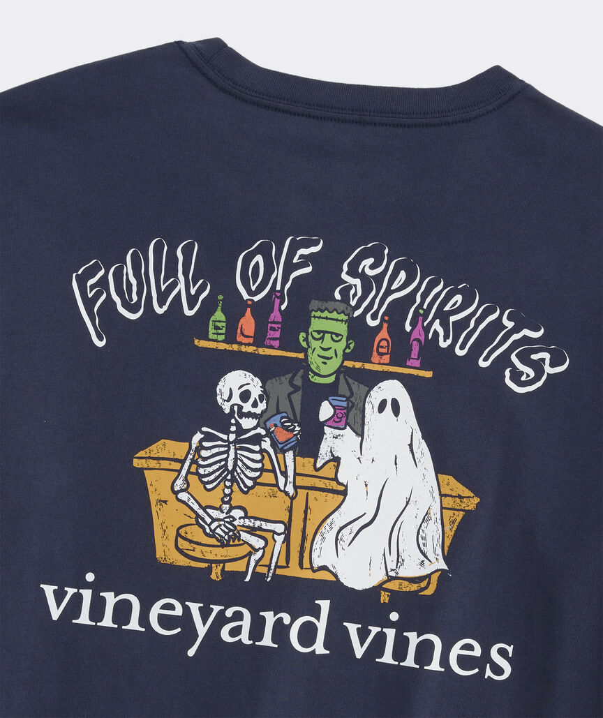 Vineyard Vines Full of Spirits Long-Sleeve Pocket Tee
