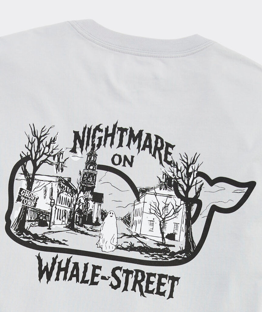 Vineyard Vines Nightmare On Whale Street Long-Sleeve Pocket Tee