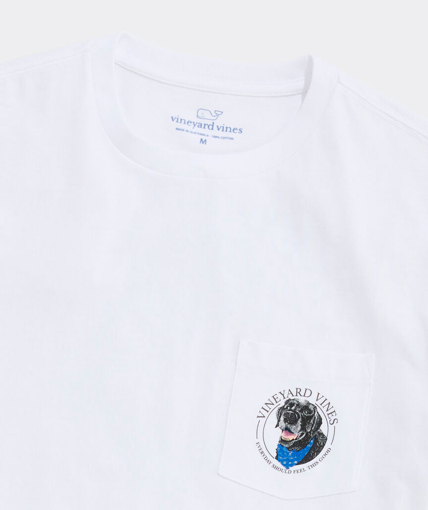 Vineyard Vines Black Lab EDSFTG Short-Sleeve Pocket Tee