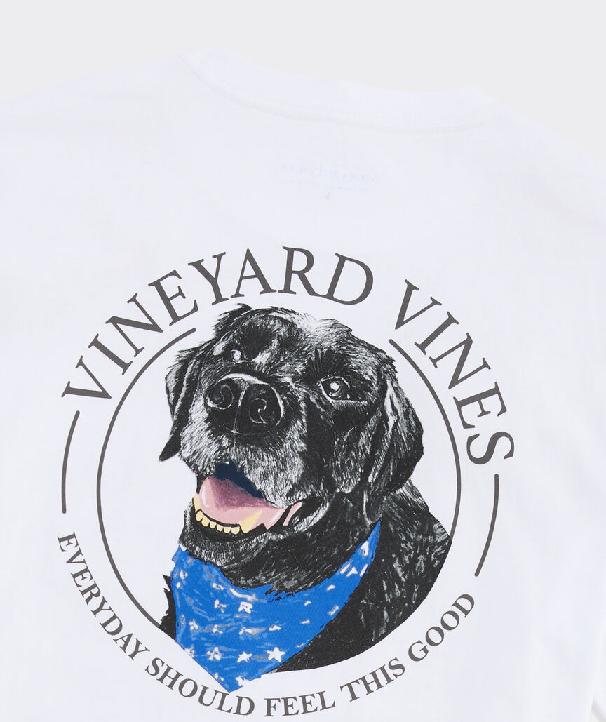 Vineyard Vines Black Lab EDSFTG Short-Sleeve Pocket Tee