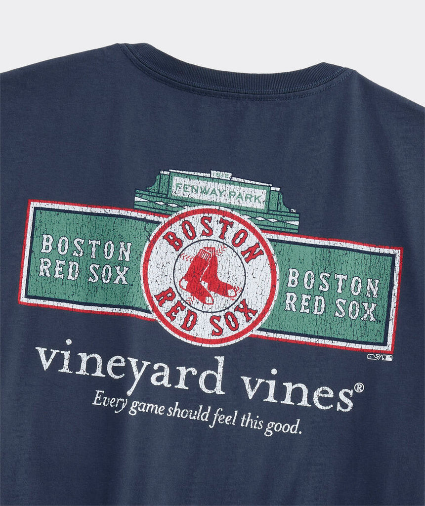Vineyard Vines Boston Red Sox Green Monster Short-Sleeve Pocket T-Shirt