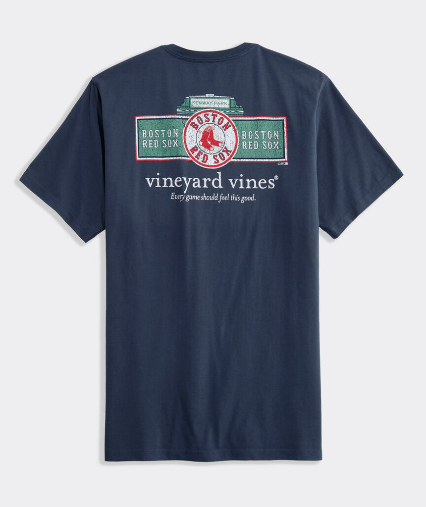 Vineyard Vines Boston Red Sox Green Monster Short-Sleeve Pocket T-Shirt