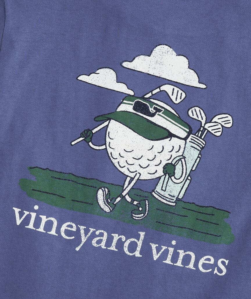Vineyard Vines Drive Fast and Putt Slow Long-Sleeve Pocket Tee