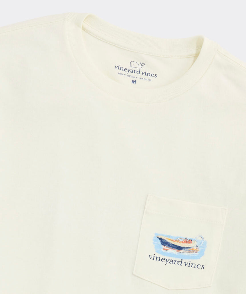 Vineyard Vines Gravy Boat Captain Long-Sleeve Pocket Tee