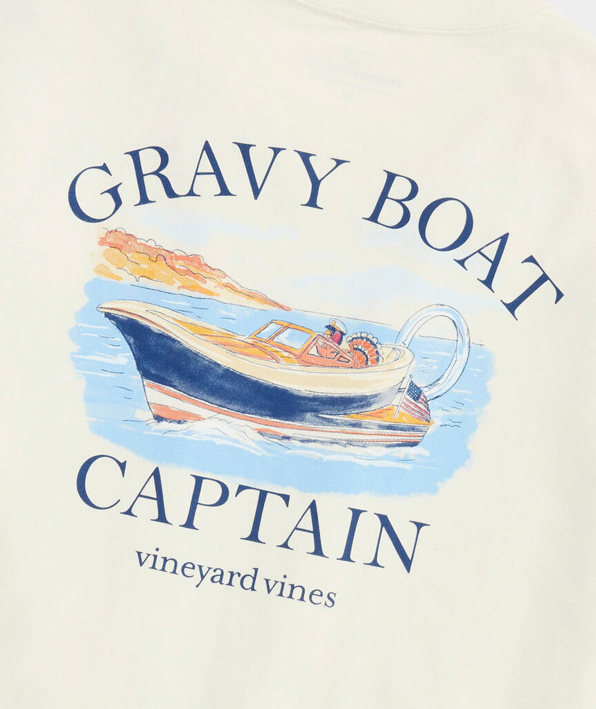 Vineyard Vines Gravy Boat Captain Long-Sleeve Pocket Tee