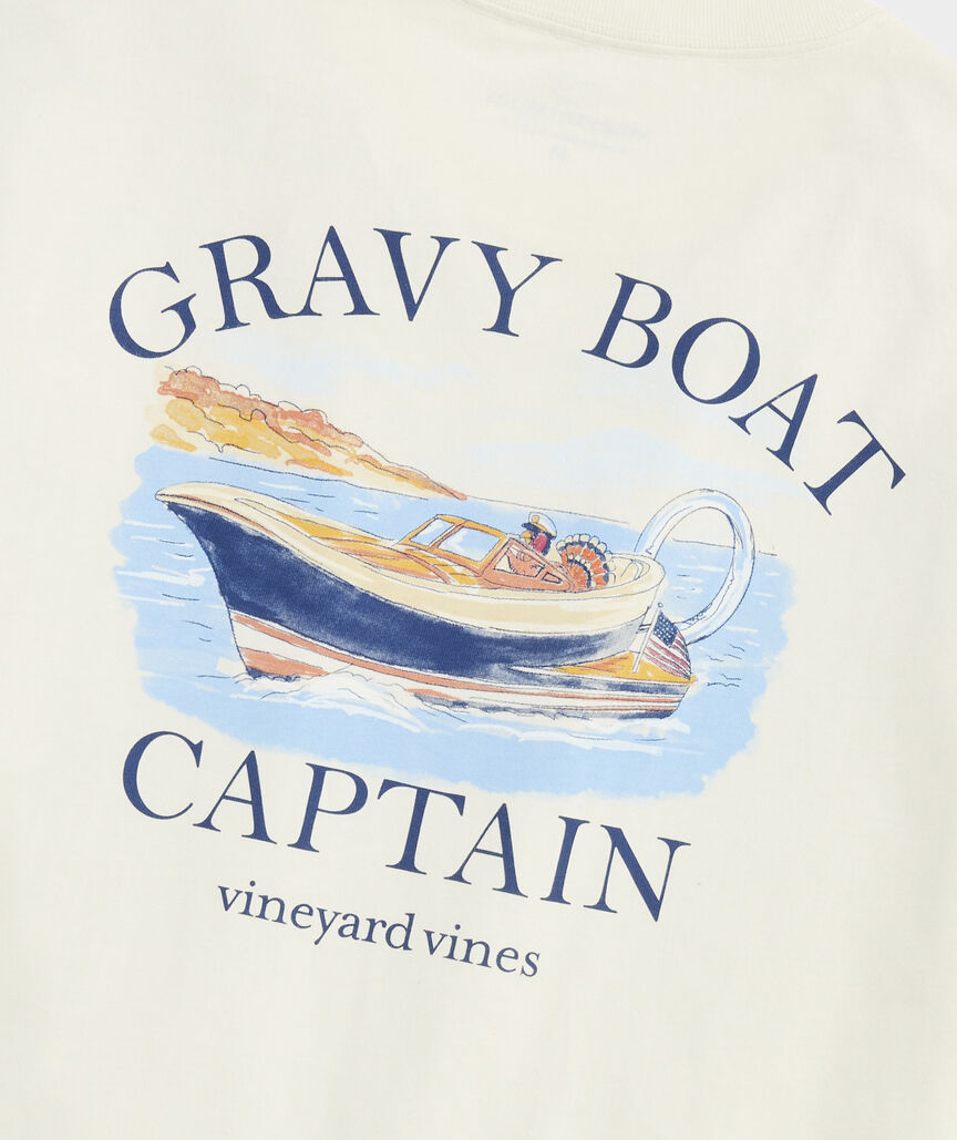 Vineyard Vines Gravy Boat Captain Long-Sleeve Pocket Tee