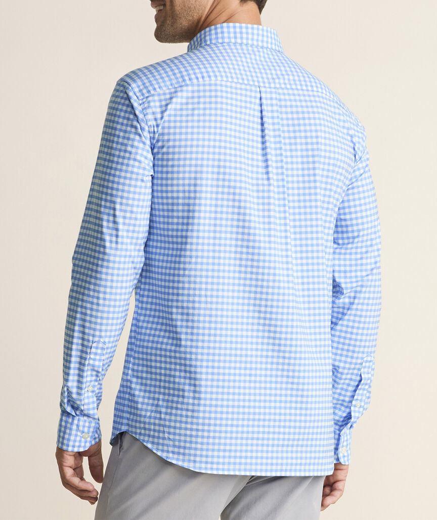 Vineyard Vines Skysail Gingham Performance Cotton Shirt