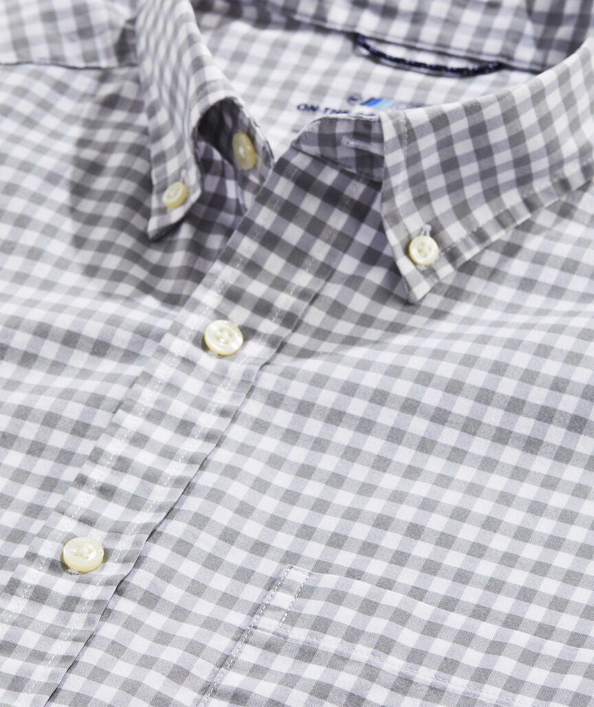 Vineyard Vines Men's Gingham On-The-Go brrr° Shirt