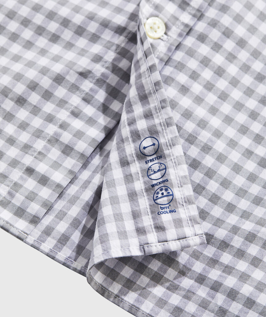 Vineyard Vines Men's Gingham On-The-Go brrr° Shirt