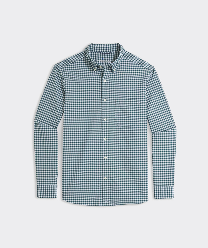 Vineyard Vines Men's Gingham On-The-Go brrr° Shirt