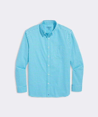 Vineyard Vines Skysail Gingham Performance Cotton Shirt