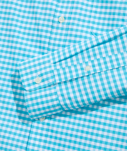 Vineyard Vines Skysail Gingham Performance Cotton Shirt