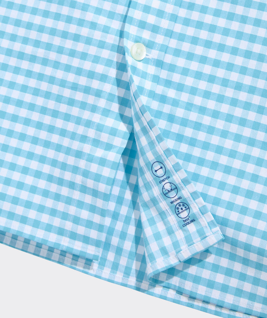 Vineyard Vines Skysail Gingham Performance Cotton Shirt