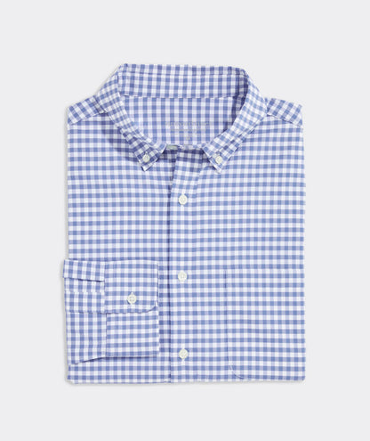 Vineyard Vines Skysail Gingham Performance Cotton Shirt