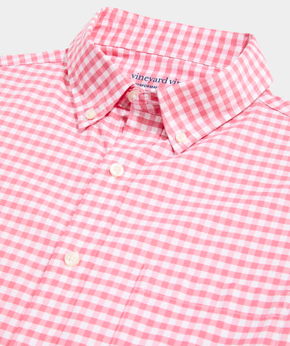 Vineyard Vines Skysail Gingham Performance Cotton Shirt