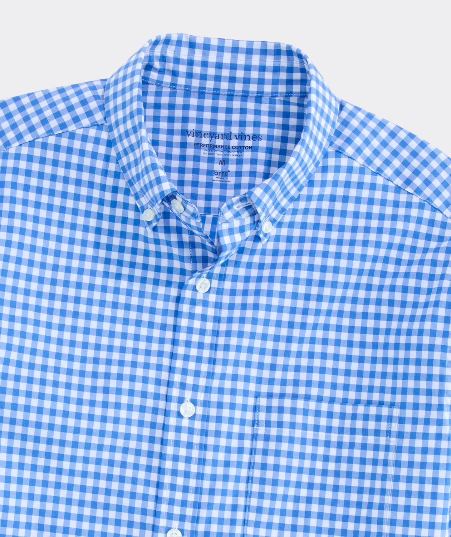 Vineyard Vines Performance Cotton Skysail Gingham Shirt