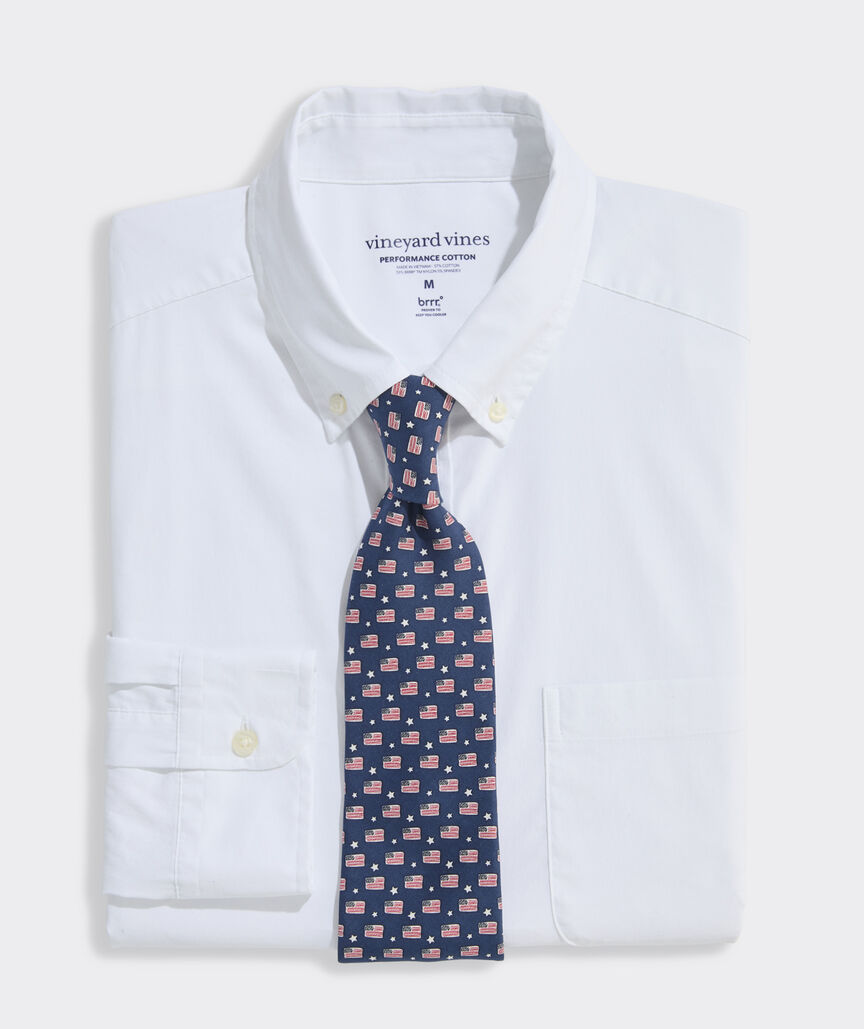 Vineyard Vines Breakwater Solid Performance Cotton Shirt