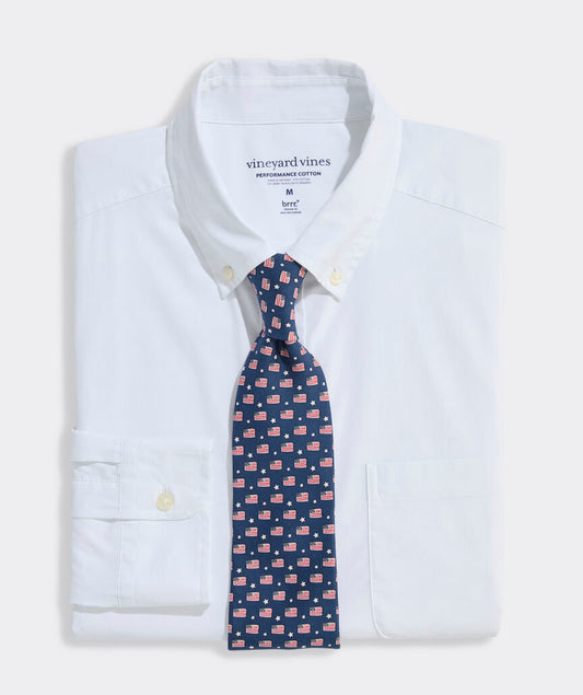 Vineyard Vines Breakwater Solid Performance Cotton Shirt