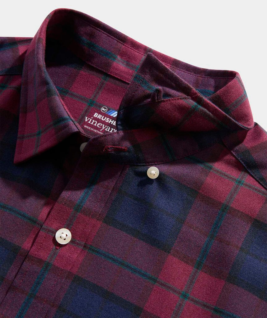 Vineyard Vines On-The-Go Brushed Twill Plaid Shirt
