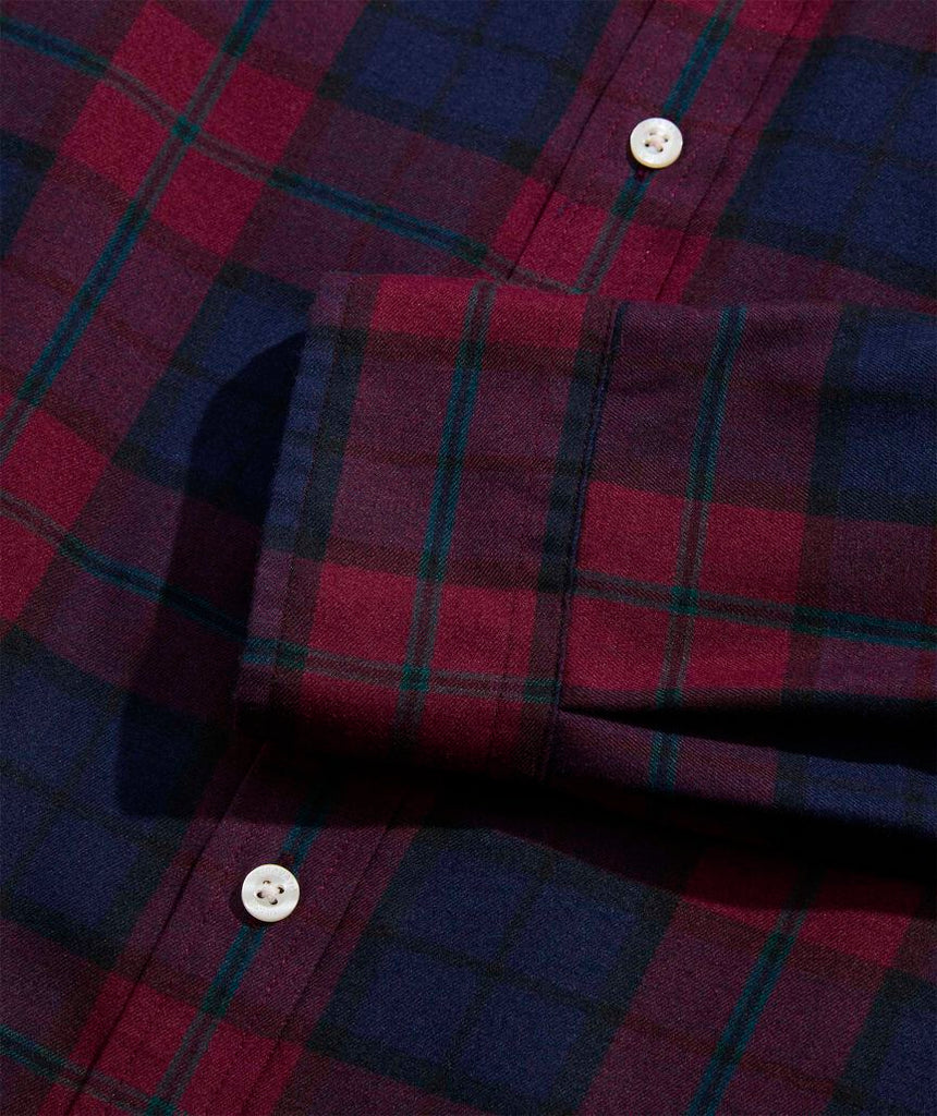 Vineyard Vines On-The-Go Brushed Twill Plaid Shirt
