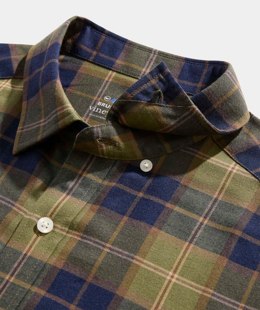 Vineyard Vines On-The-Go Brushed Twill Plaid Shirt